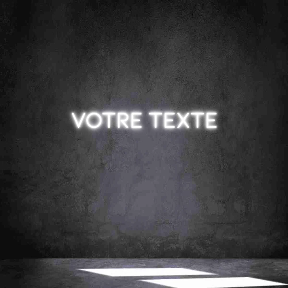 Néon personnalisé: Votre texte
