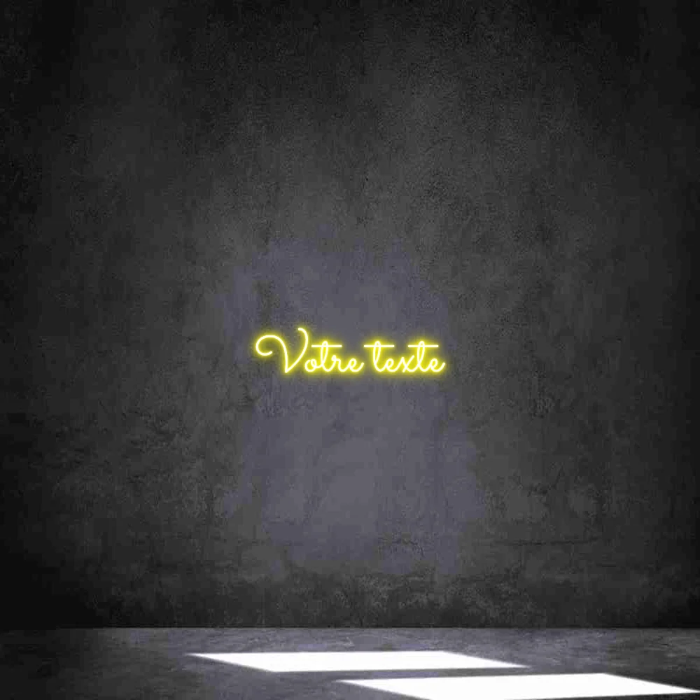 Néon personnalisé: Votre texte