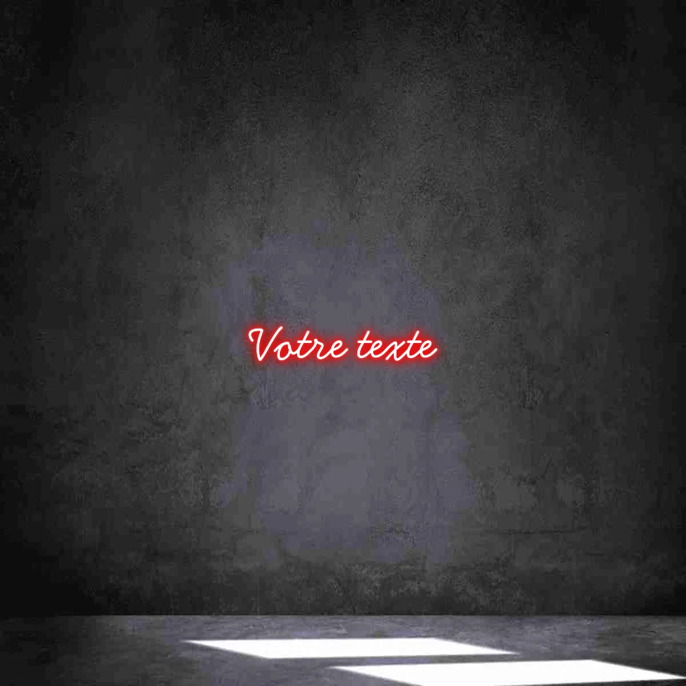 Néon personnalisé: Votre texte