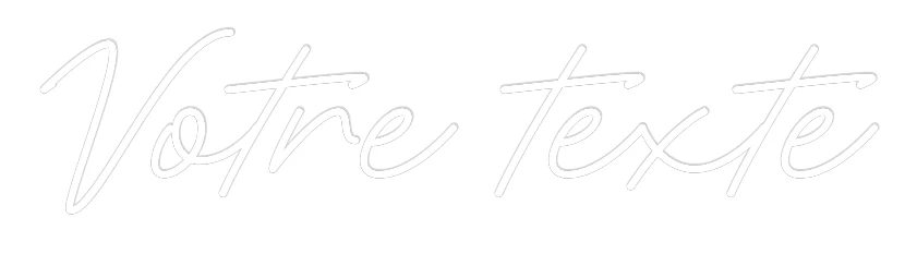 Néon personnalisé: Votre texte