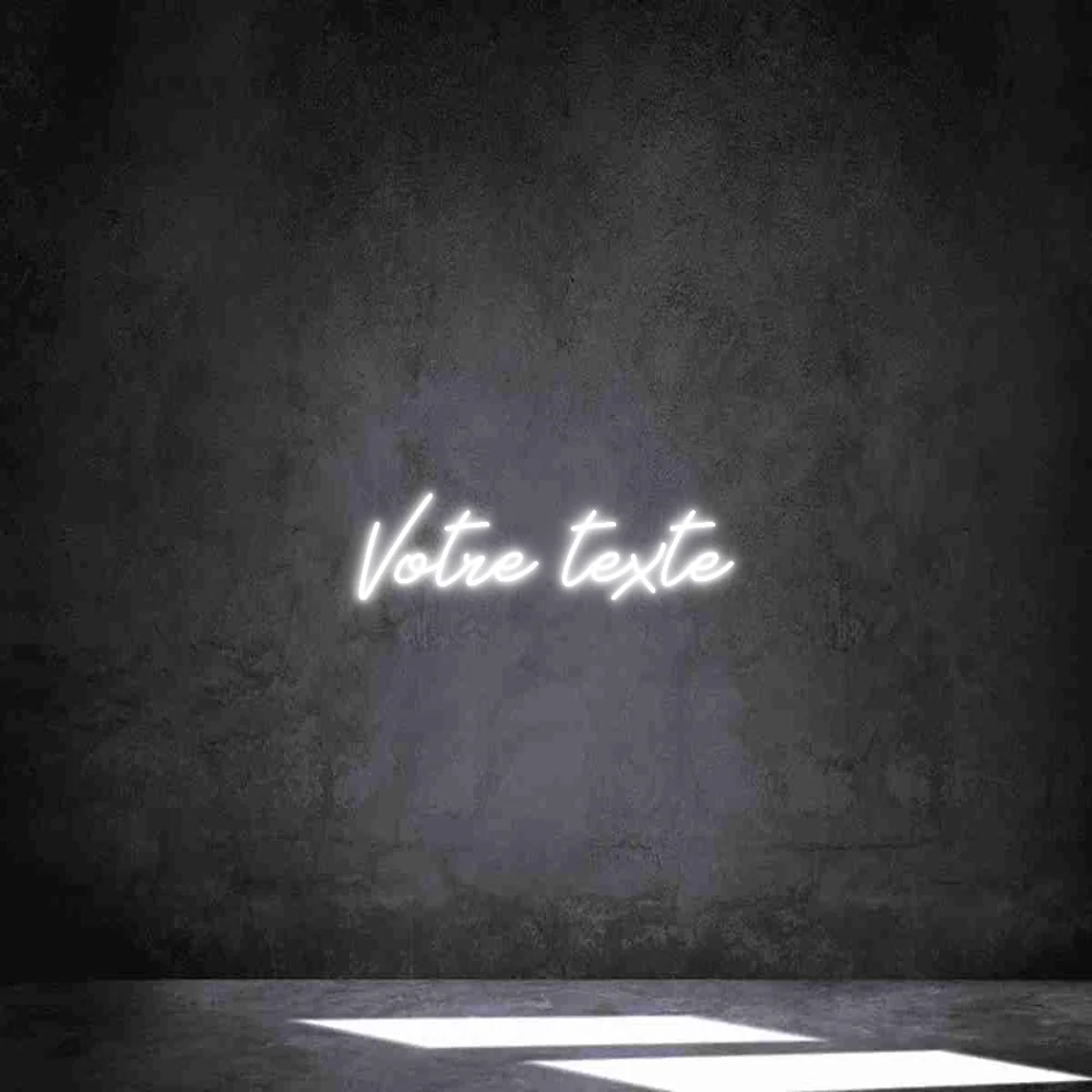 Néon personnalisé: Votre texte