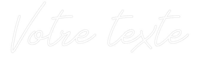 Néon personnalisé: Votre texte