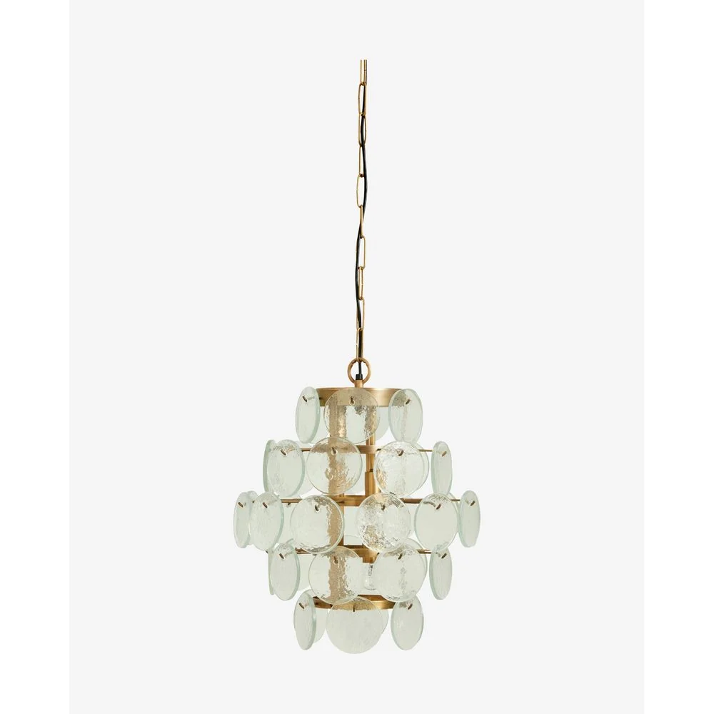 Nordal /S Suspension, petite-pièces en verre transparent
