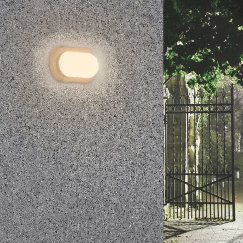 Applique Murale LED Hublot 8W IP54 BLANC Optonica