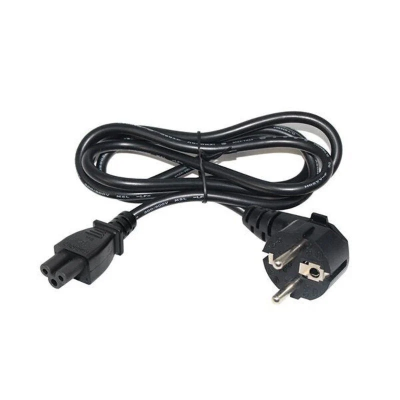 Câble d'alimentation 3 têtes 220V 1m NOIR Optonica
