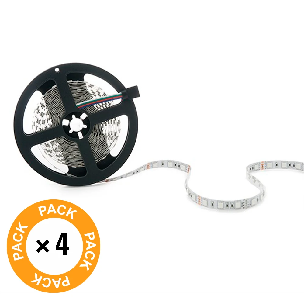 Pack 4 Bandes LED 72W 4200Lm 4200ºK 300