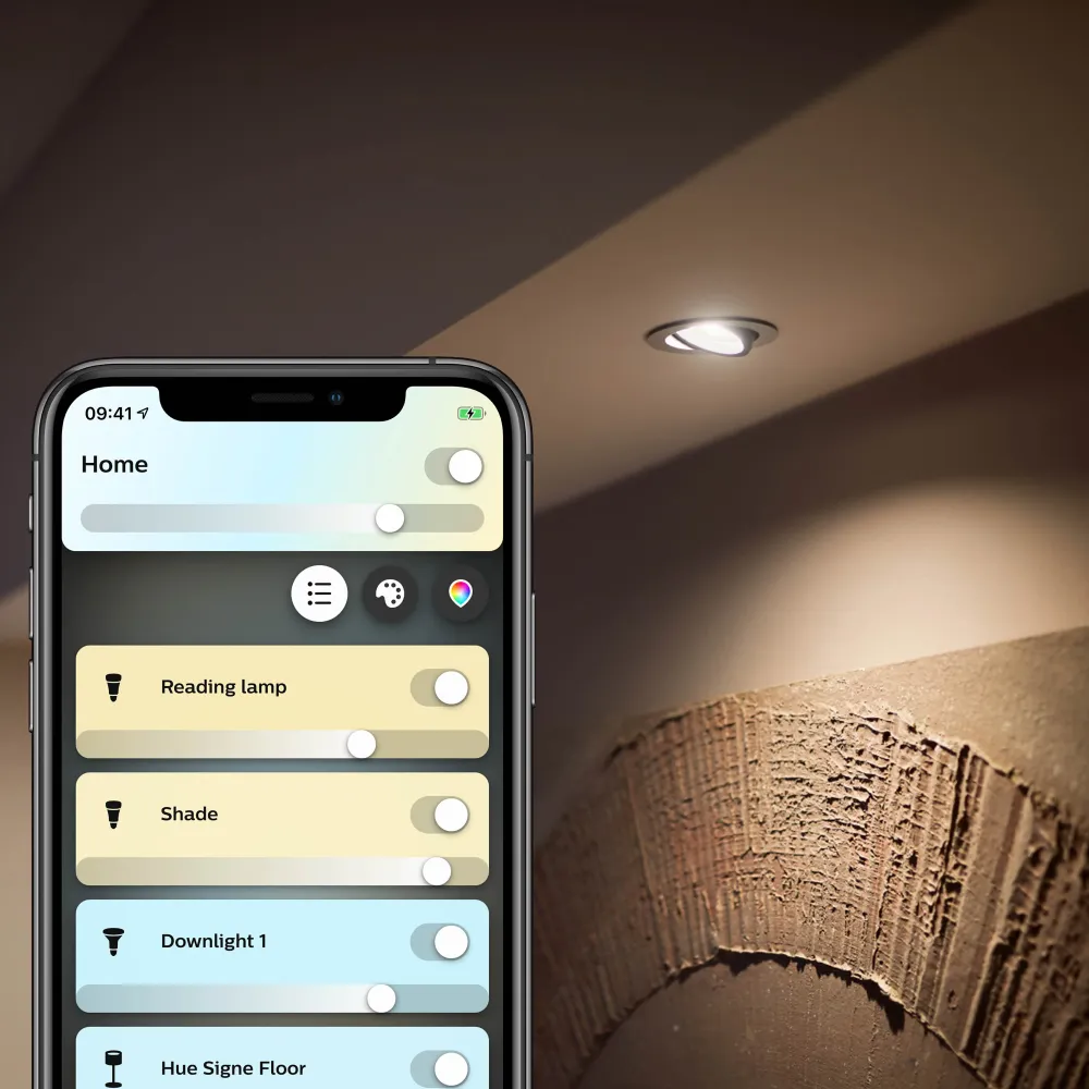 Philips Hue Empotrable Milliskin plata White Ambiance 5W 871951434282800 (3 uds) 350lm
