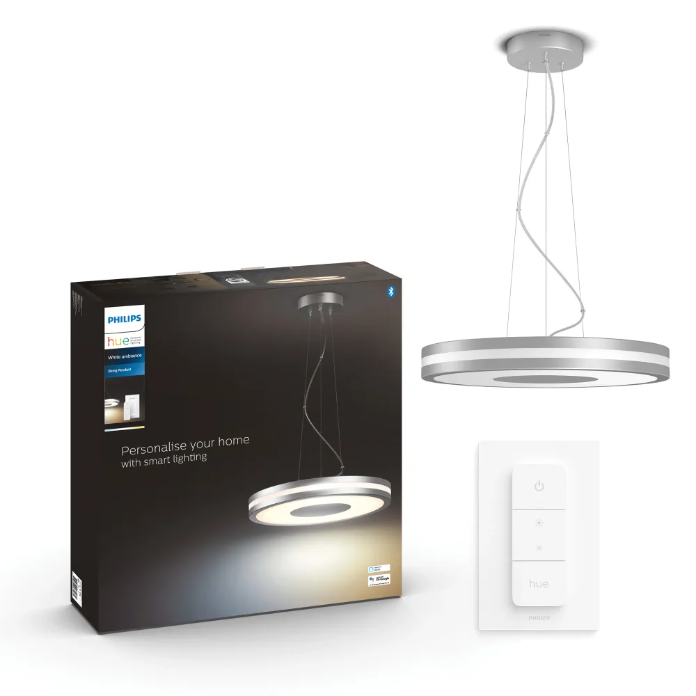 Philips Hue Lámpara colgante Being plata White Ambiance 25W 4098448P6 2900lm