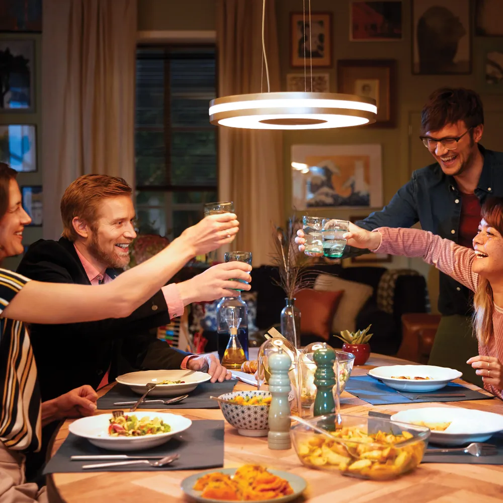 Philips Hue Lámpara colgante Being plata White Ambiance 25W 4098448P6 2900lm
