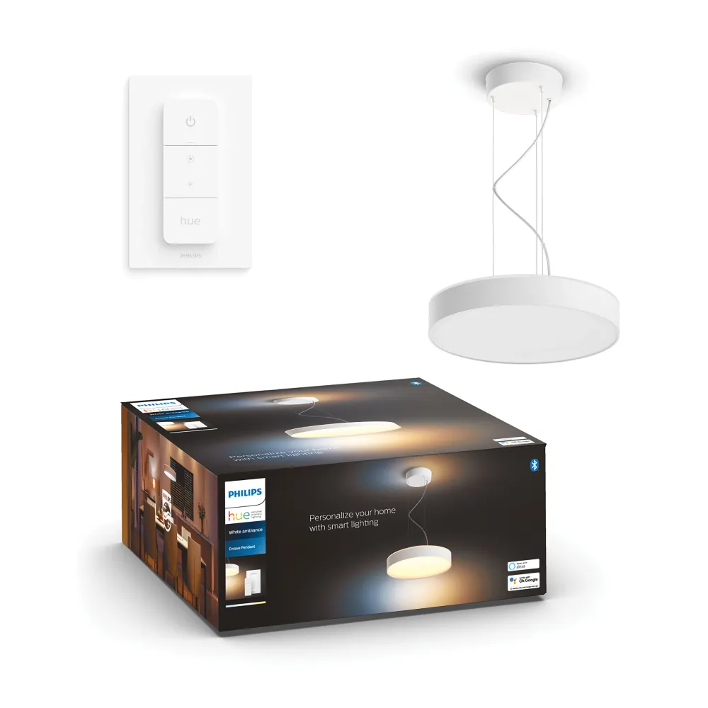 Philips Hue Lámpara colgante Enrave blanco White Ambiance 34W 4116231P6 4300lm