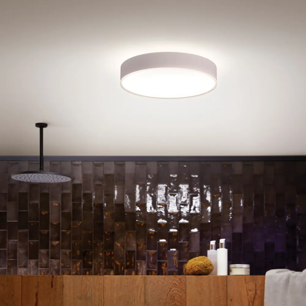 Philips Hue Plafón Devere blanco White Ambiance 19W IP44 4116531P6 2450lm