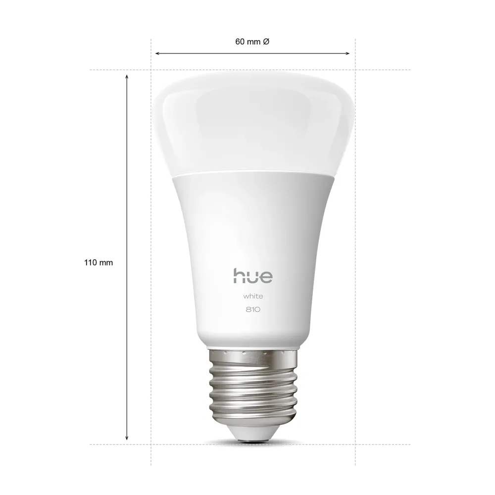 Philips Hue White Bombilla White 7W 810lm 8720169363649