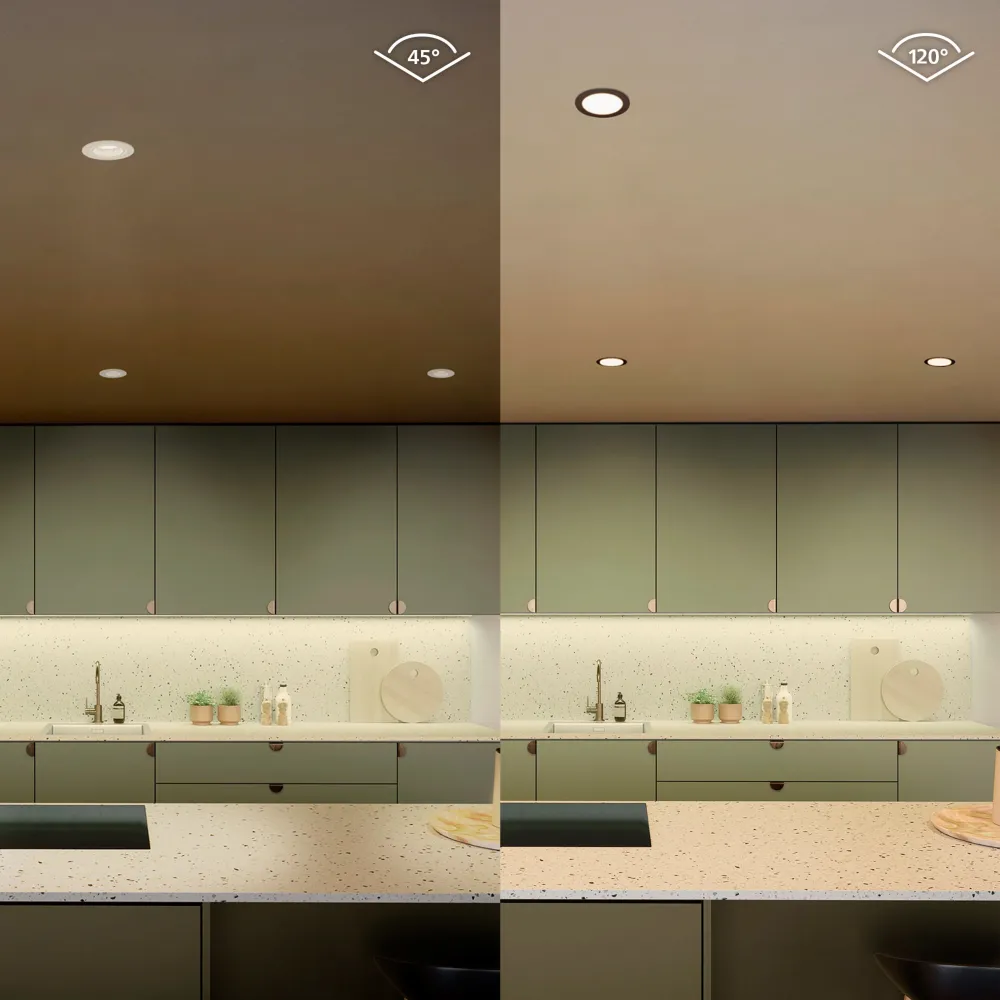 Philips Hue White and Color Ambiance Empotrable slim recessed light negro RGBW 12W IP44 872016926427400