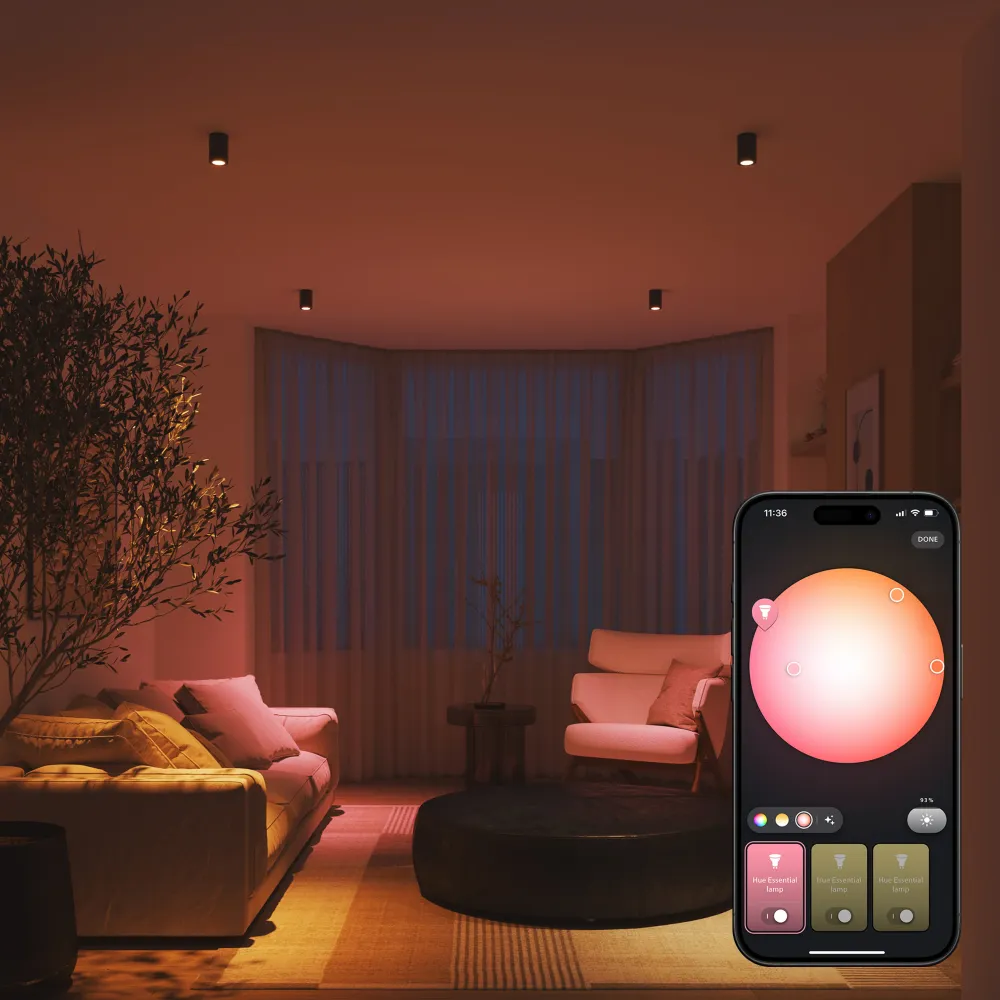 Philips Hue White and Color Ambiance Kit de inicio Essential blanco RGBW 3W (5 uds) 8721103103734