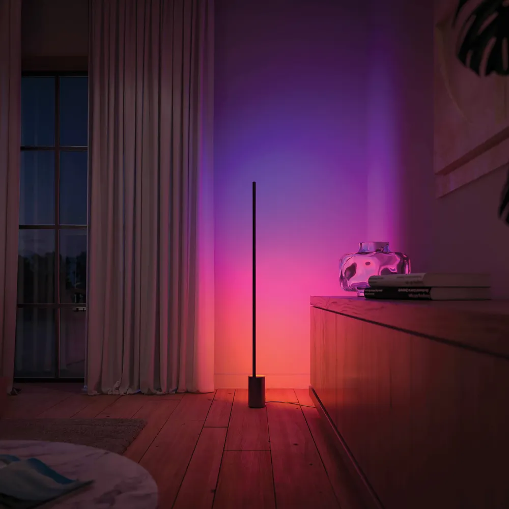 Philips Hue White and Color Ambiance Lámpara de pie signe negro RGBW 29W 871951447621900 2550lm