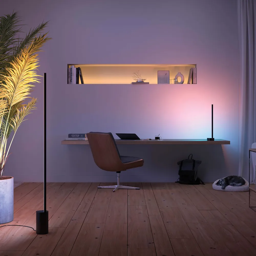 Philips Hue White and Color Ambiance Lámpara de pie signe negro RGBW 29W 871951447621900 2550lm