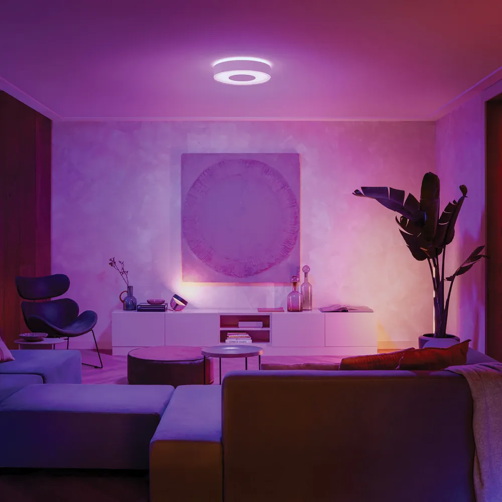 Philips Hue White and Color Ambiance Plafón Infuse blanco RGBW 34W 4116331P9 2350lm