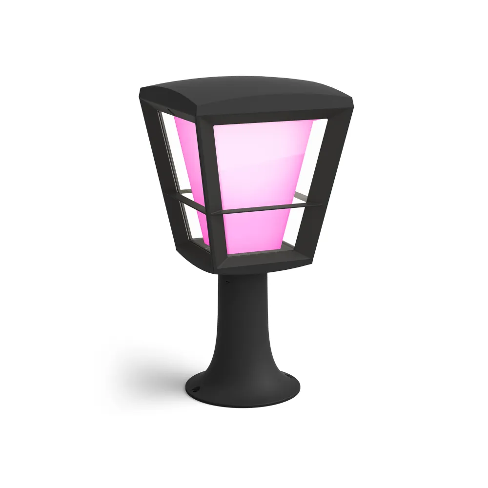 Philips Hue White and Color Ambiance Sobremesa Econic negro RGBW 15W IP44 1744130P7 1140lm