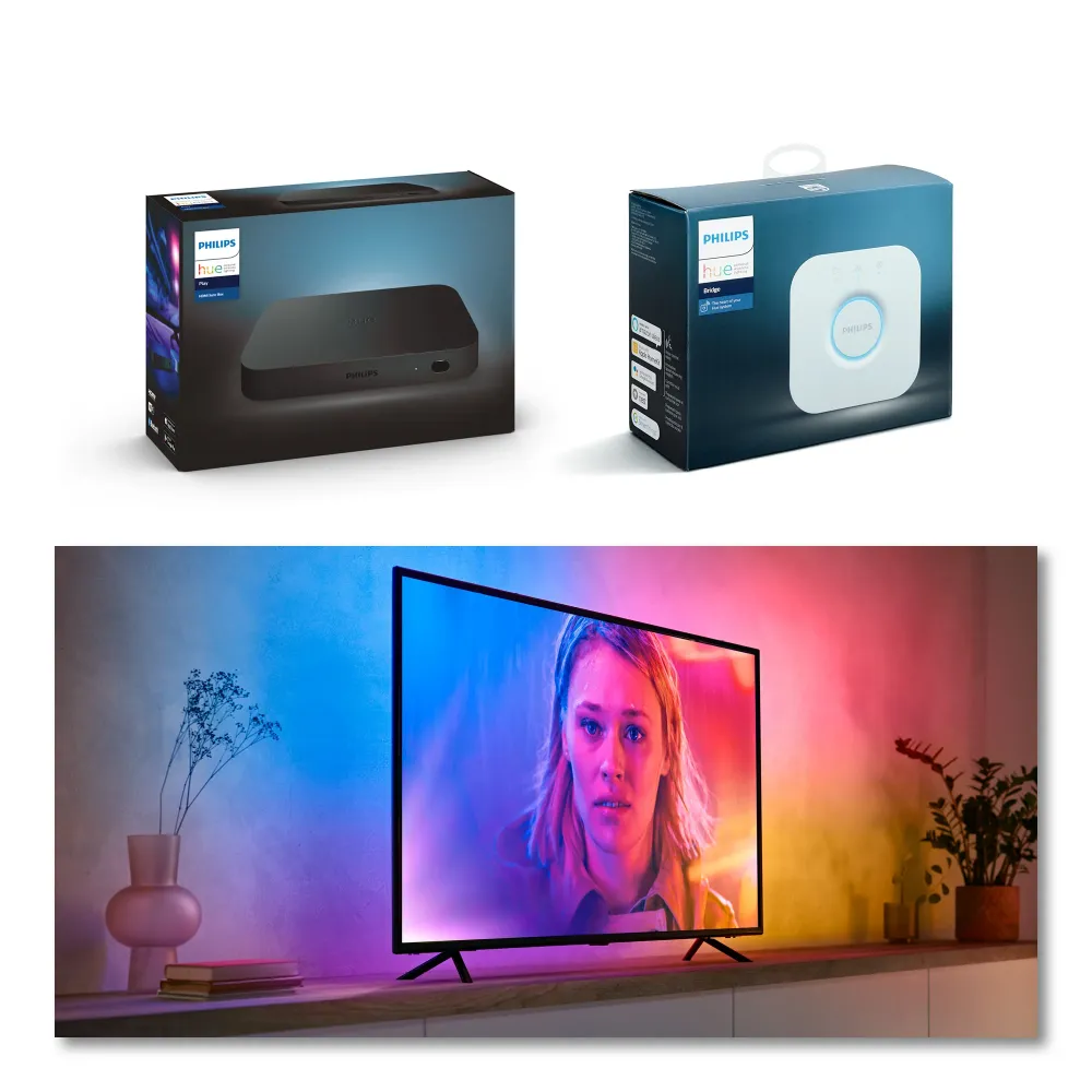 Philips Hue White and Color Ambiance Tira LED negro RGBW 20W 871869978475100 1100lm