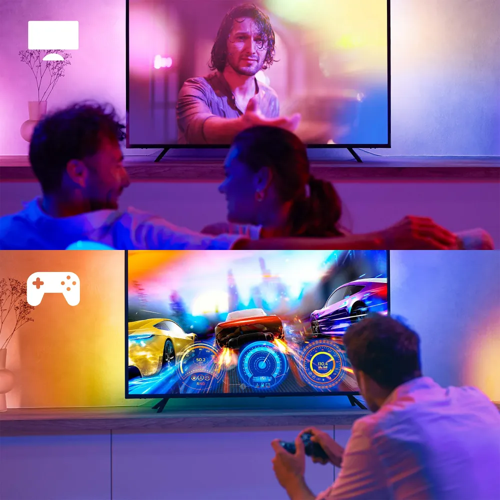 Philips Hue White and Color Ambiance Tira LED negro RGBW 20W 871869978475100 1100lm