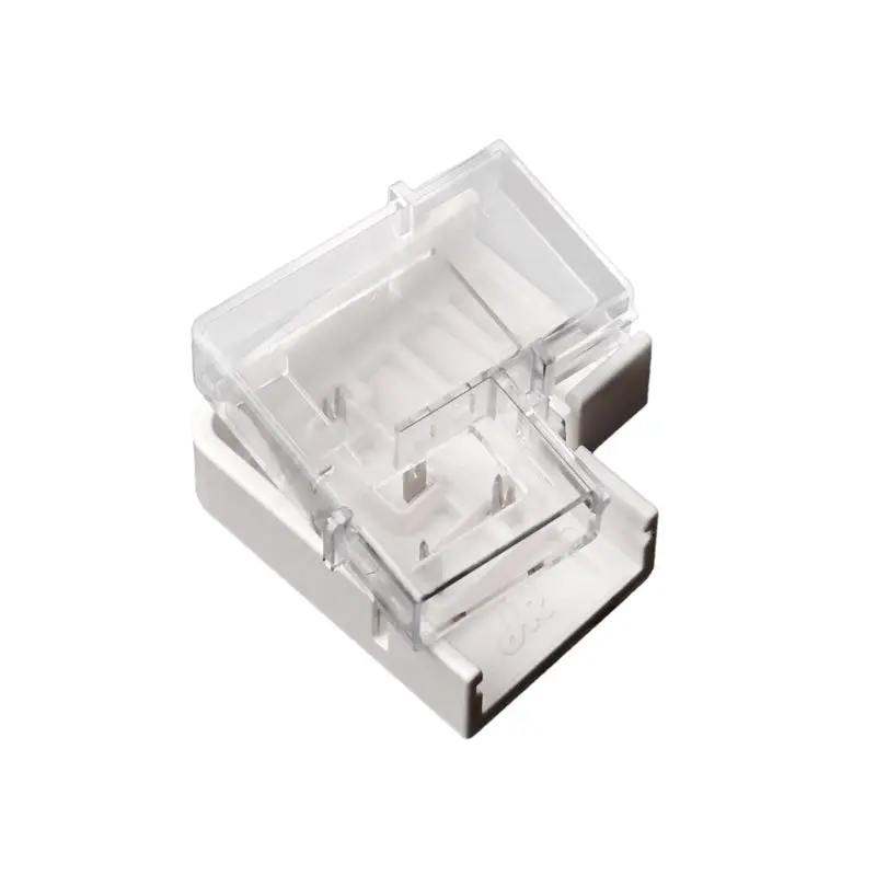 Pièce de connexion fixe | 90 ° degrés 10 mm | 24V | Strip à LED de COB | IP67