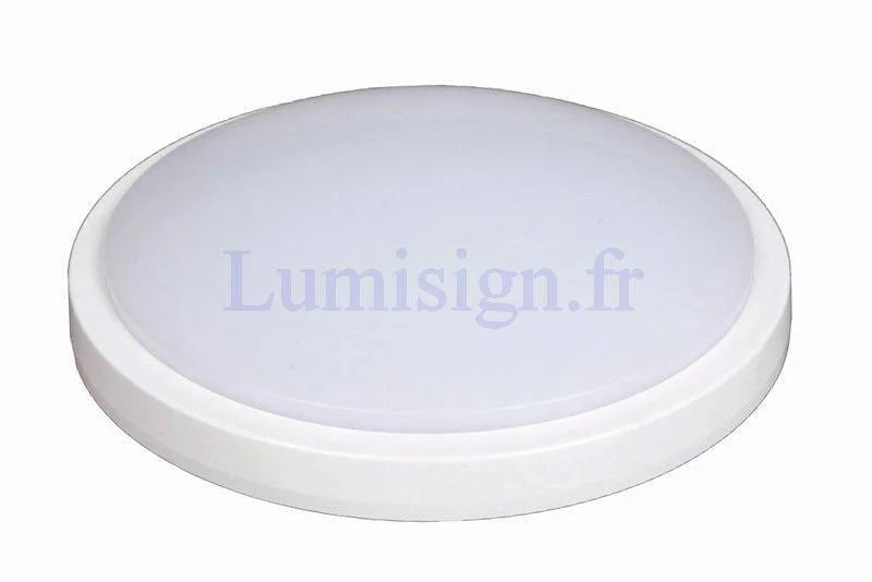 Plafonnier salle de bain LED en saillie 18 watts 4000K