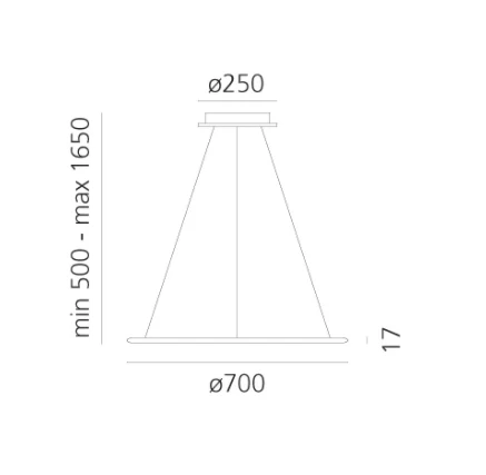 Plafonnier suspendu Artemide Discovery LED 1999110APP