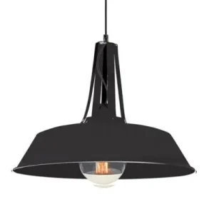 Plafonnier suspendu noir PZA19245 - Zambelis