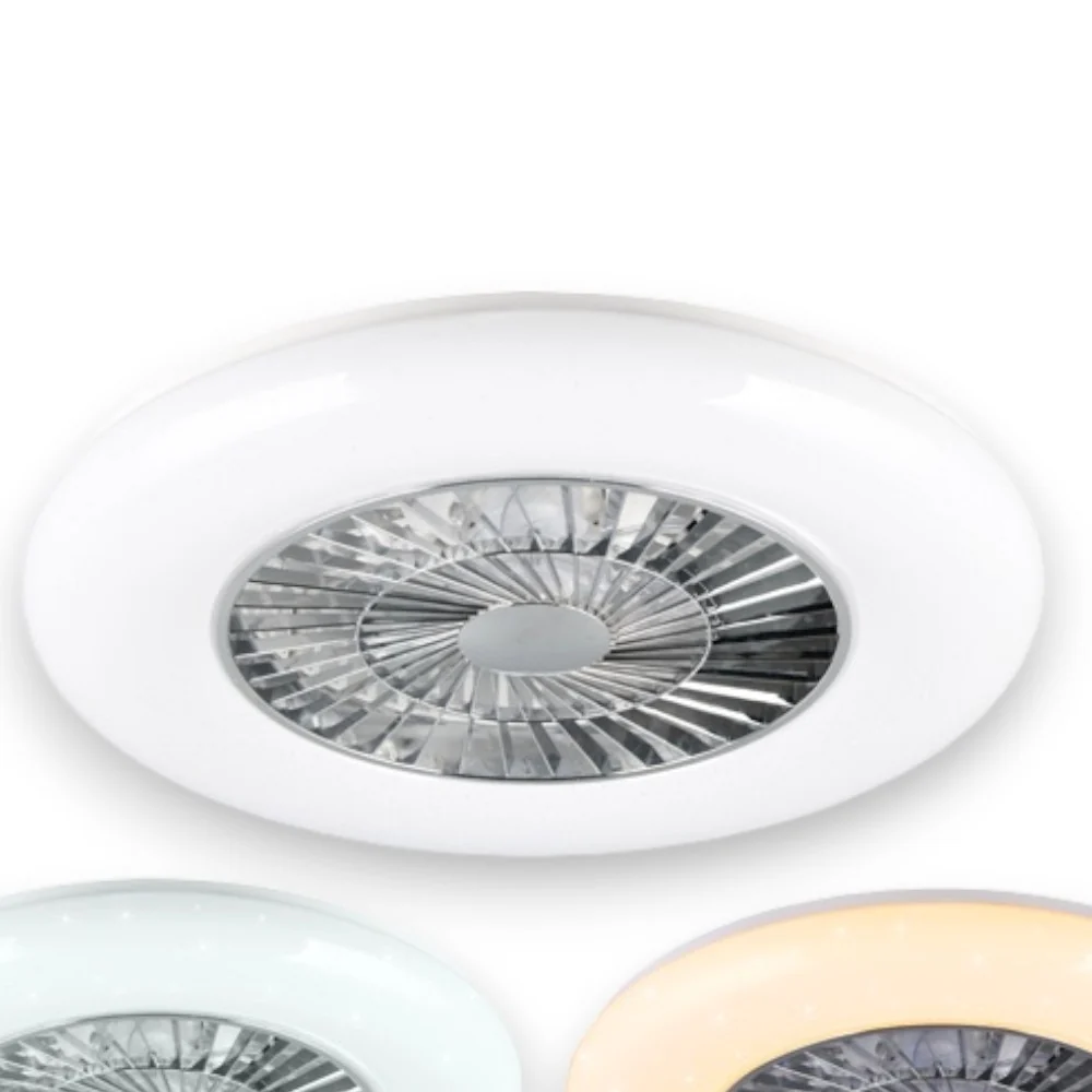 Plafonniers LED Trio avec ventilateur Visby