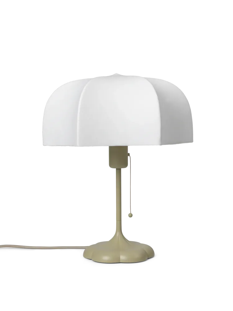 Poem Table Lamp - White/Cashmere
