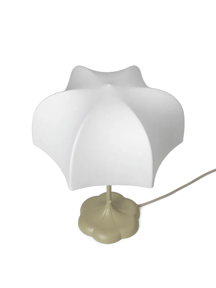 Poem Table Lamp - White/Cashmere