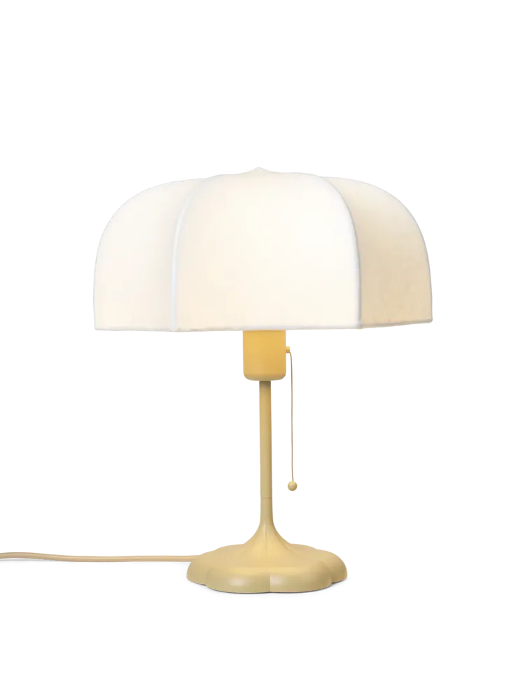 Poem Table Lamp - White/Cashmere