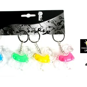 porte-clefs lampe licorne led mix 5.5cm