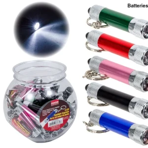 Porte-clés avec lampe de poche 3 DEL