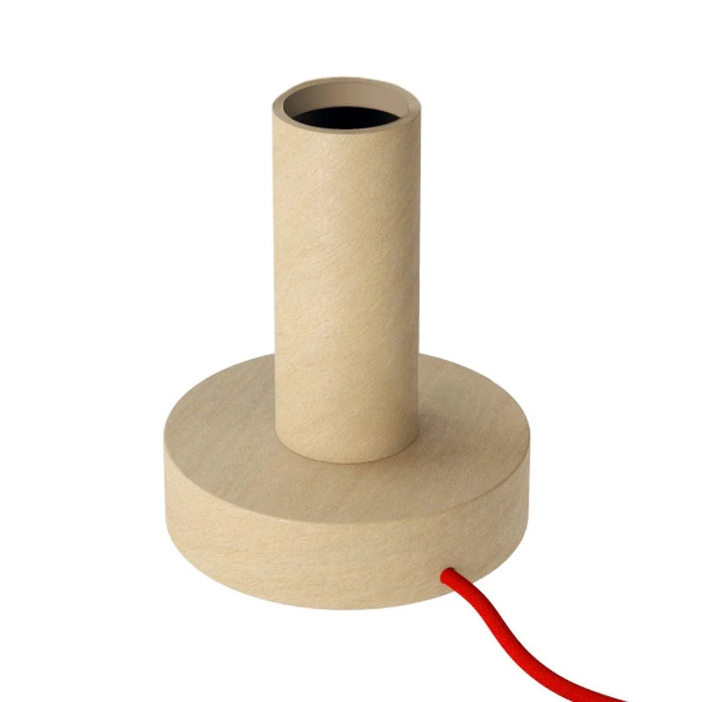 Posaluce - Lampe à poser bois massif - Neutre