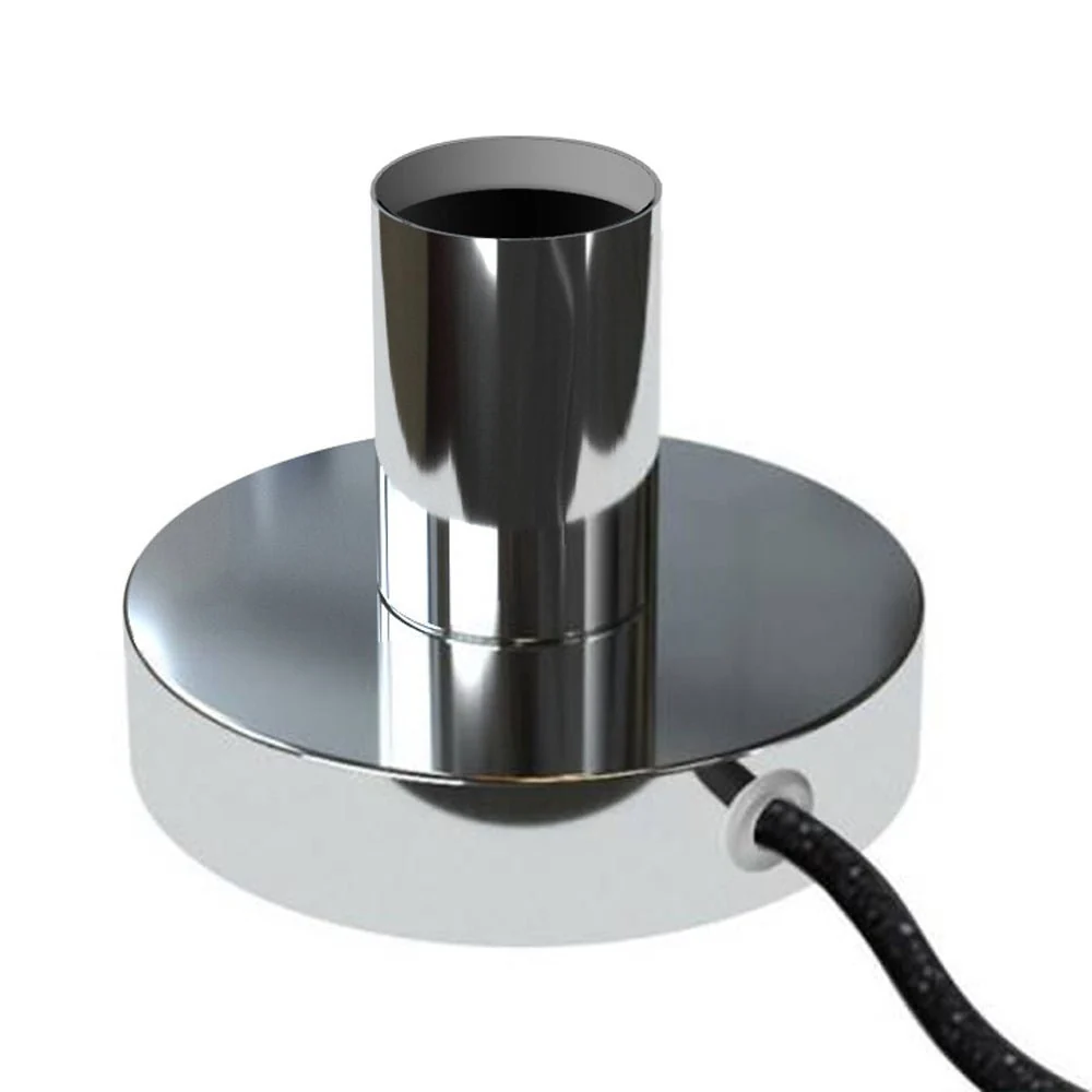 Posaluce - Lampe de table en métal - Chrome