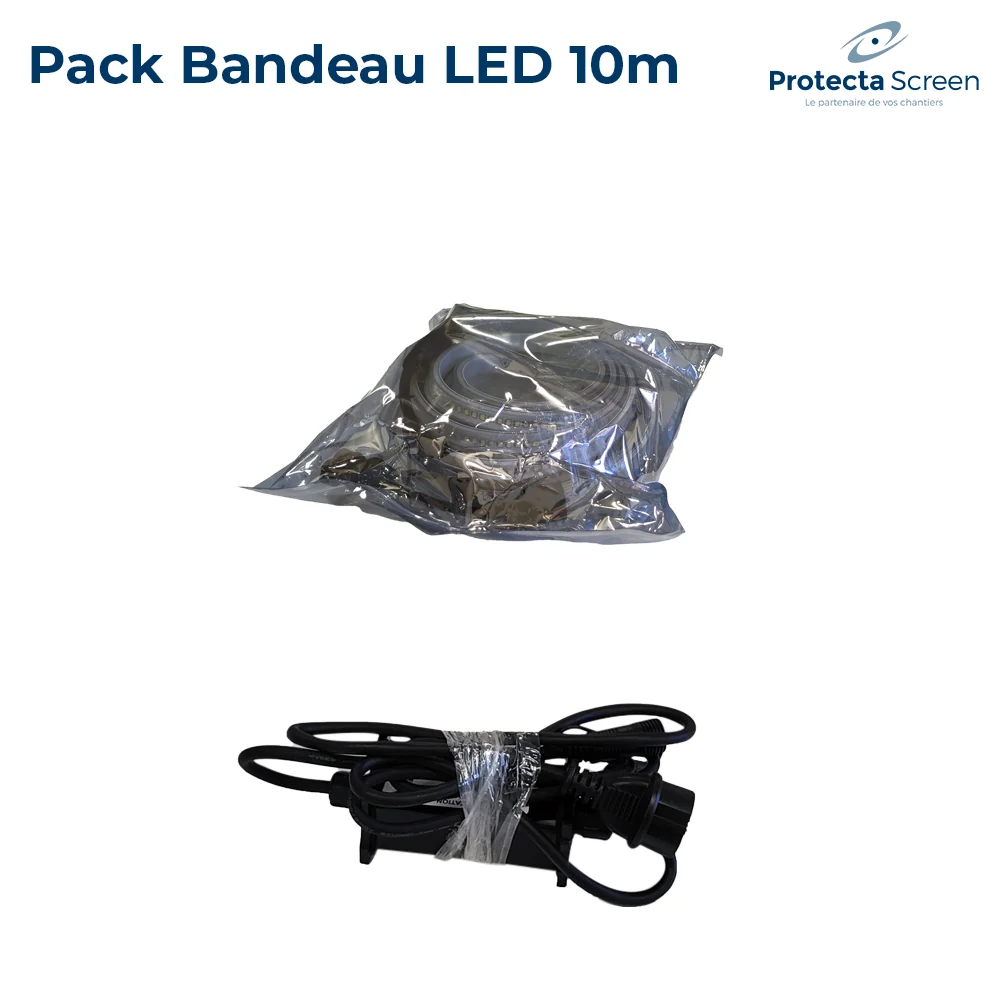 Bandeau LED 10 m + Alimentation Protecta Screen