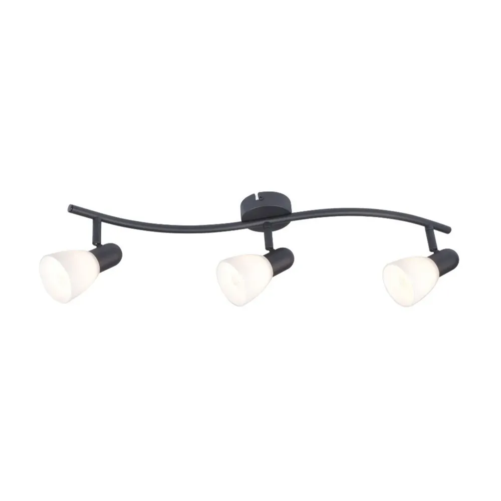Rabalux plafonnier, spot, 3x filetage E14, IP20, noir, Soma