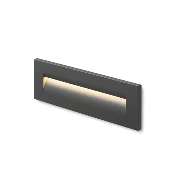 Applique murale extérieure Rendl RASQ 1 x LED 8,5 W 3000 K Anthracite