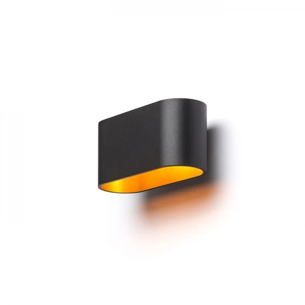 Applique murale Rendl MARIO 1 x G9 5W noire Black
