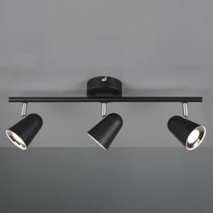 Réglette spots Toulouse noir 3L Trio R82123132 R82123132