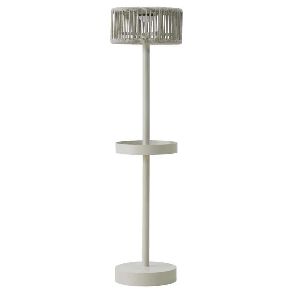Richmond Interiors Lampadaire De Jardin À Intensité Variable Lunar | Beige Clair