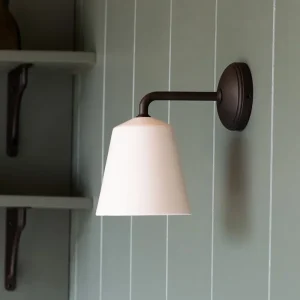 Richmond Petite Applique Murale Porcelaine Fine - Bronze