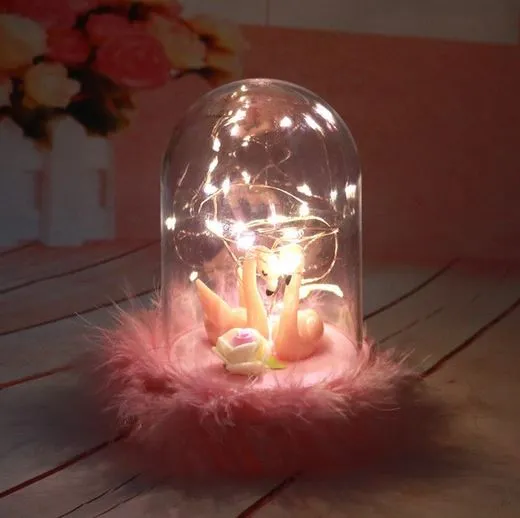 Lampe Bocal Flamant Rose Royaume Flamant Rose