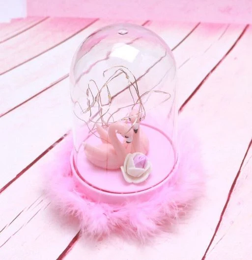 Lampe Bocal Flamant Rose Royaume Flamant Rose