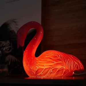 Lampe Flamant Rose Veilleuse Royaume Flamant Rose