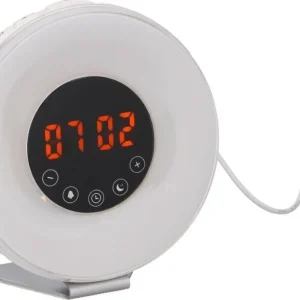 Réveil lumineux - Réveillez-vous naturellement - 10 réglages de luminosité différents - Fonction snooze - Radio captable -...