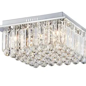 Saint Mossi Moderne Design K9 Cristal Gouttelette Lustre Éclairage LED Plafonnier Plafond Luminaire Suspension Luminaire p...