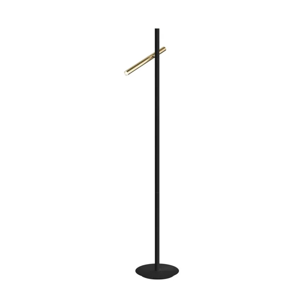 Lampadaire Schuller VARAS 2L H 167 cm, or/noir