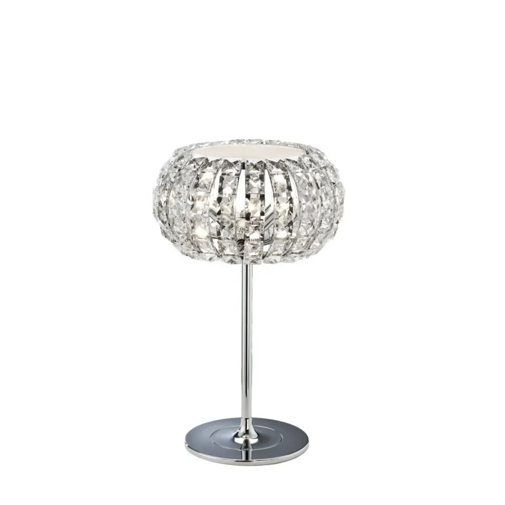 Lampe de table Schuller DIAMOND 3L 40cm, chromée G9